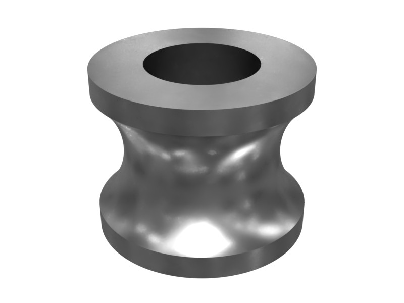 523-4605 Steel U-Groove Roller