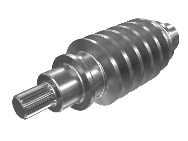 523-9068 19 Tooth External Spline Worm Gear