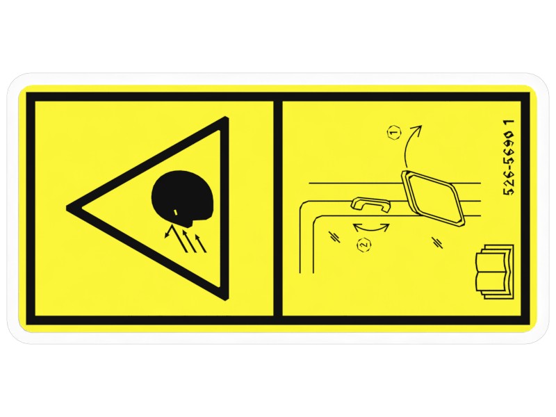 526-5690 Warning Film Plate - image 3