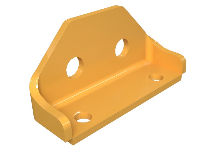 526-8550 4 mm Thick Cab Latch Mounting Bracket