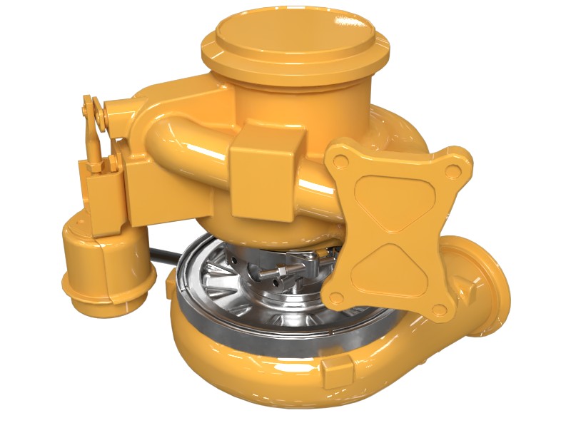 529-6642 Basic Turbocharger Assembly
