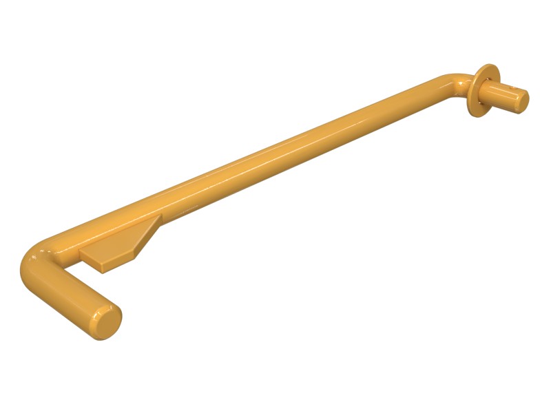 546-4979 201.8 mm Hood and Guard Multi-Bend Control Rod