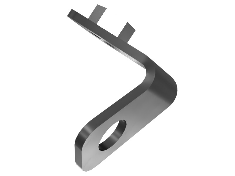 584-4875 3 mm Thick Undercarriage Baffle Bracket