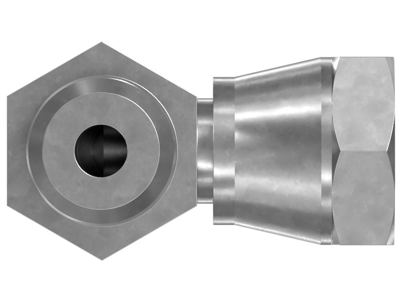 5H-4778 Threaded Hex Head Tube Fitting 90 Degree Elbow Adapter - image 3