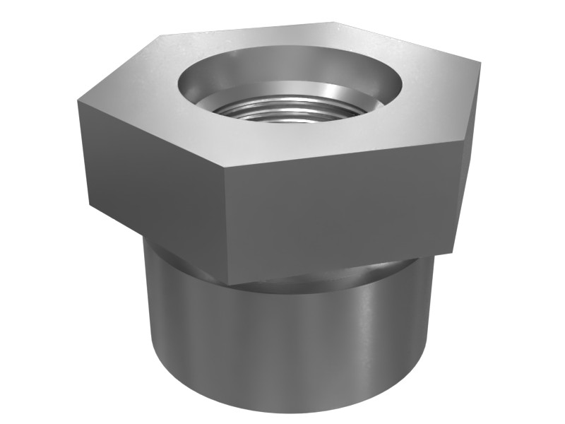 5P-1404 1 Inch Hex Head O-Ring Straight Adapter