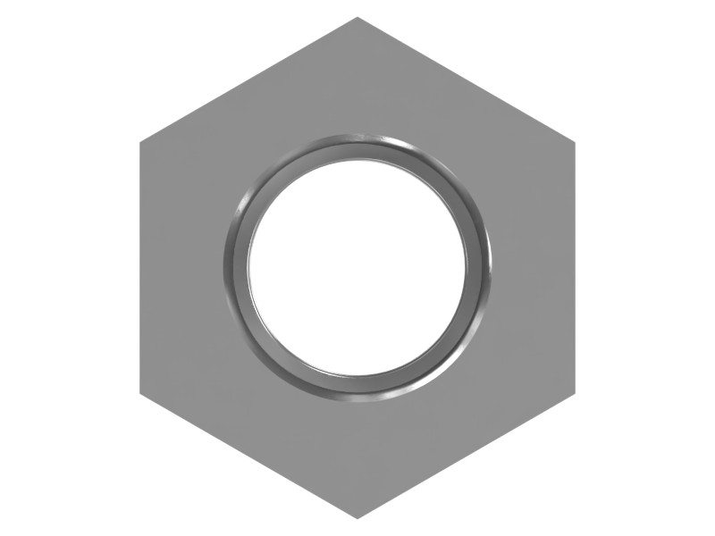5P-1404 1 Inch Hex Head O-Ring Straight Adapter - image 3