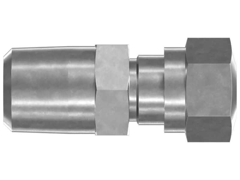 5P-4476 1/4-18 NPTF Hex Head Straight Air Brake Fitting - image 3