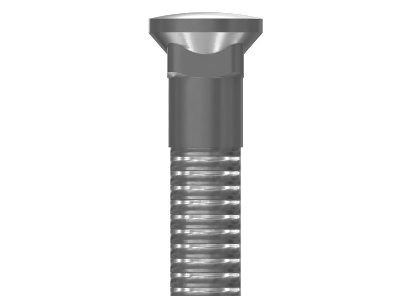 5P-8361 1 1/4-7 Thread 125 mm Long Plow Bolt - image 2