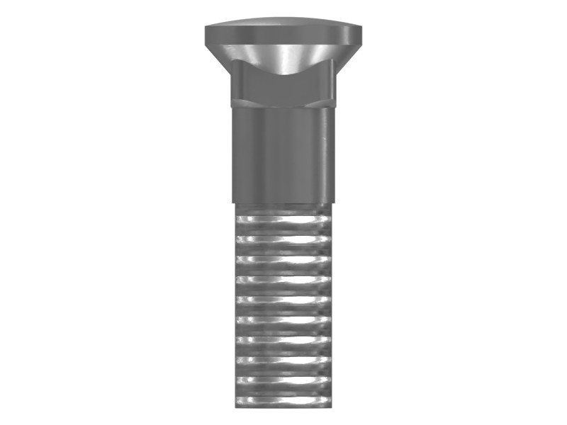 5P-8361 1 1/4-7 Thread 125 mm Long Plow Bolt - image 4