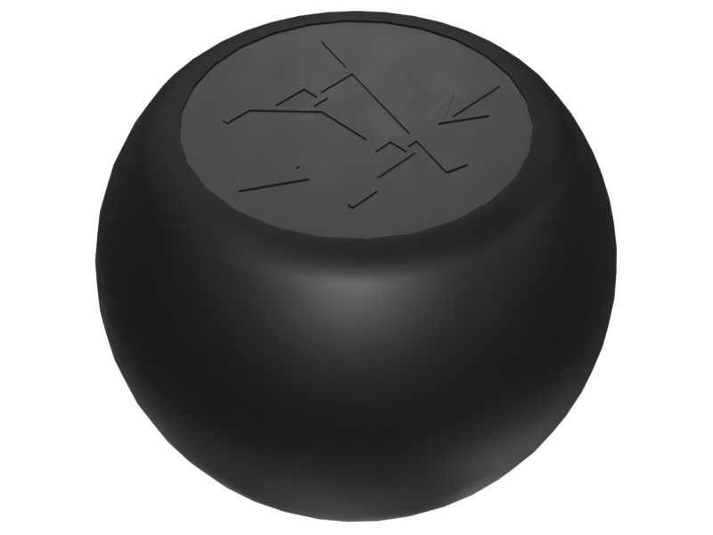 606-8543 41.3 mm OD Wing Tilt Control Knob