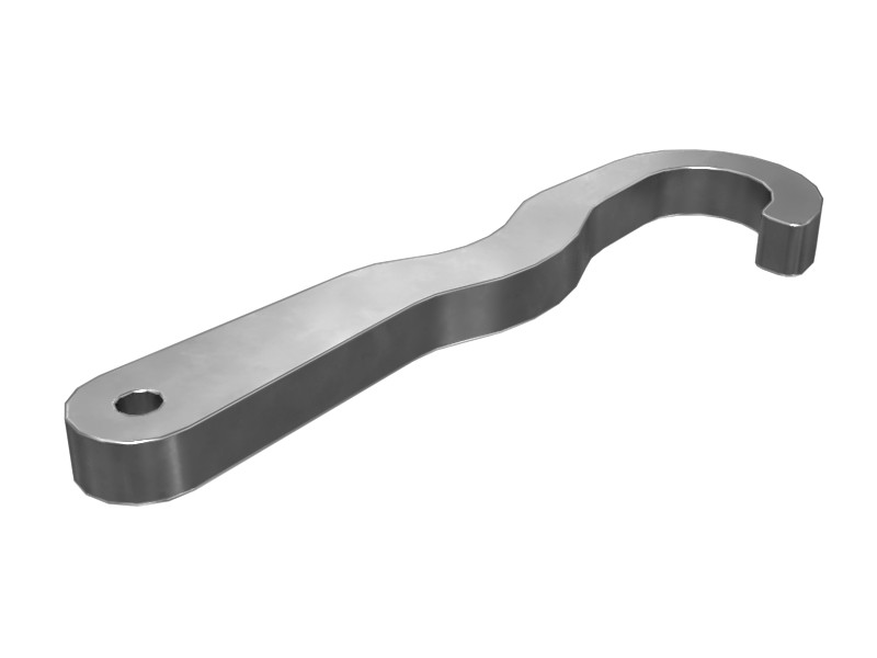 611-0600 10 mm Thick Drum Scraper Hook