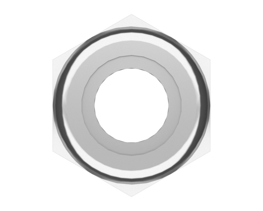 6D-5801 #8-32 Hex Head Locknut - image 3