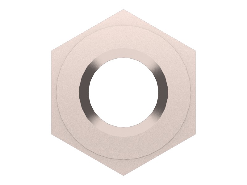 6F-0612 1/4"-28 Hex Lock Nut - image 3