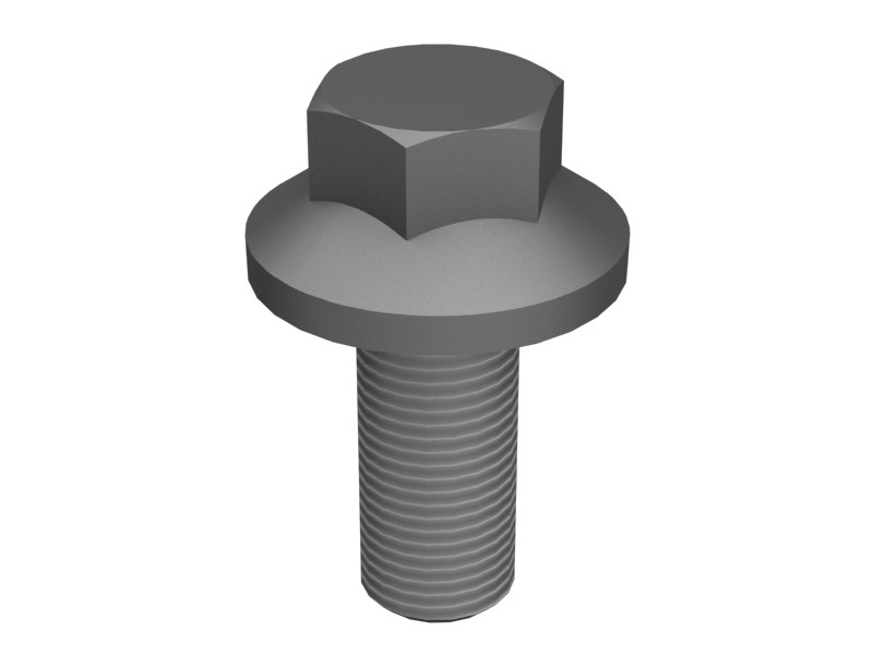 6I-0846 M6 Hex Flange Head Bolt
