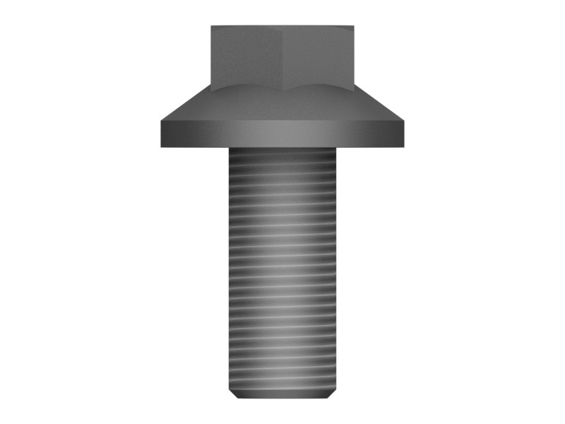 6I-0846 M6 Hex Flange Head Bolt - image 2