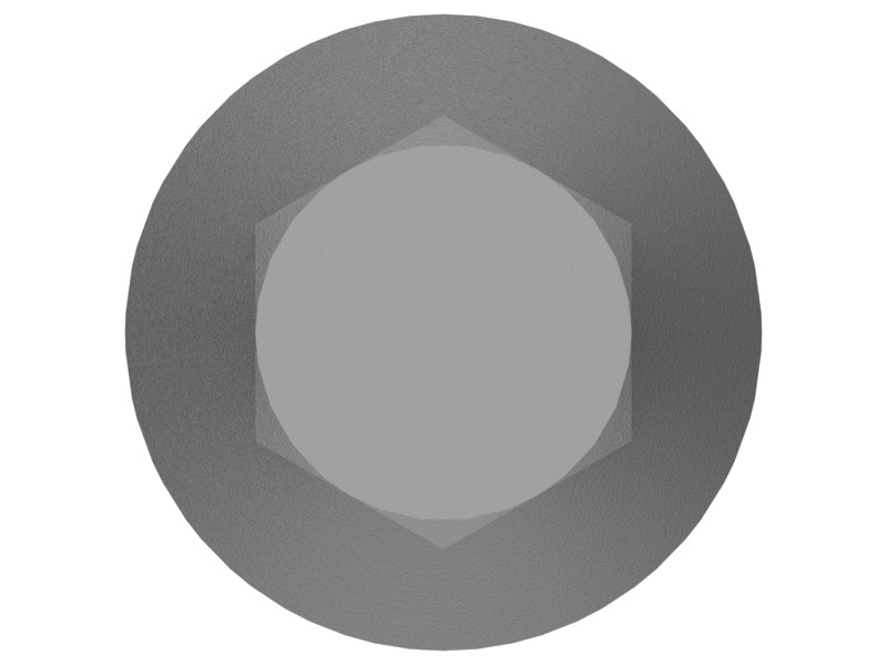 6I-0846 M6 Hex Flange Head Bolt - image 3
