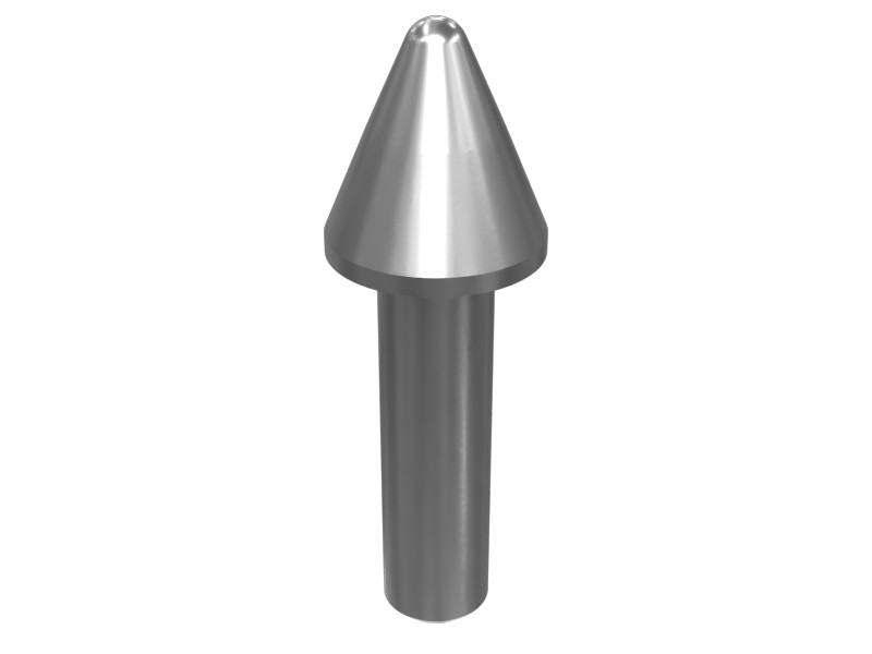 6J-2561 33.83 mm Long Steel Poppet Valve