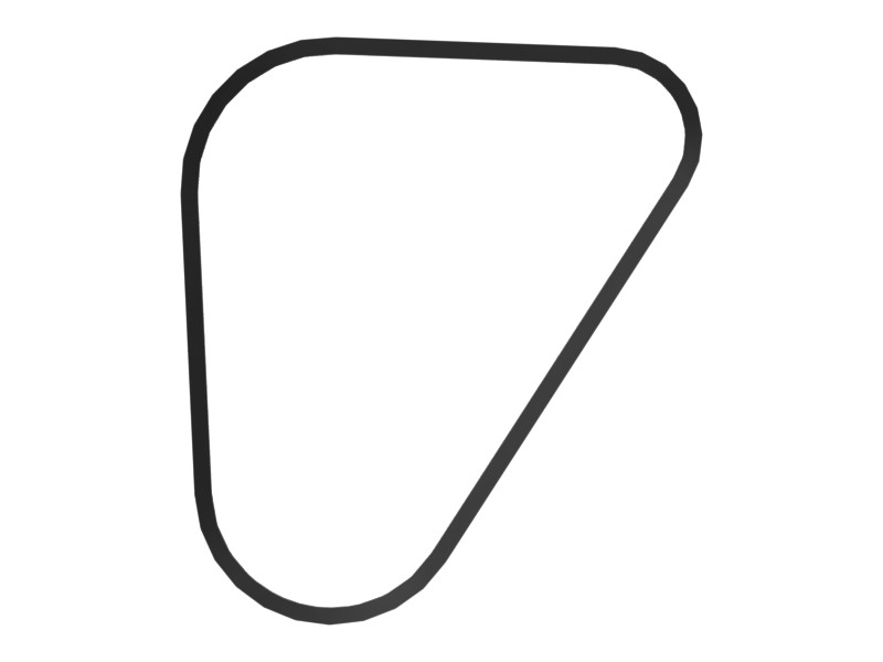 6N-0388 Cogged V-Belt (3 per Set) - image 2
