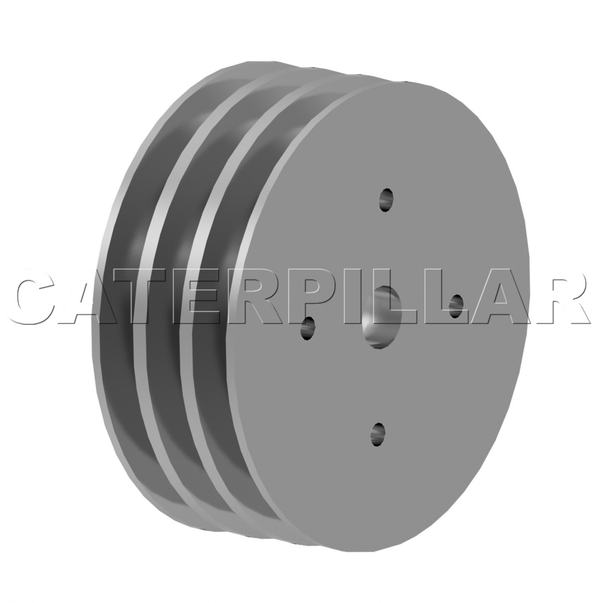 6N-7380 1-Groove Belt Tensioner Pulley