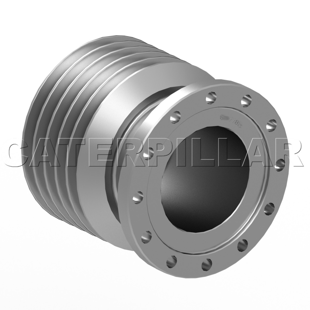 6N-7785 5-Groove Crankshaft Vibration Damper Pulley