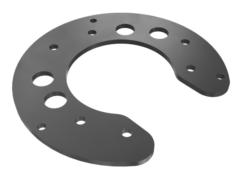 6T-0371 3.175 mm Thick Aluminum Brush Plate Insulator