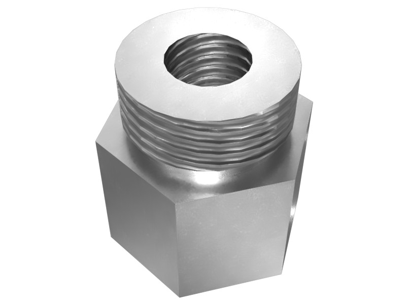 6V-0301 1-5/16-12 Hex Head Straight Adapter