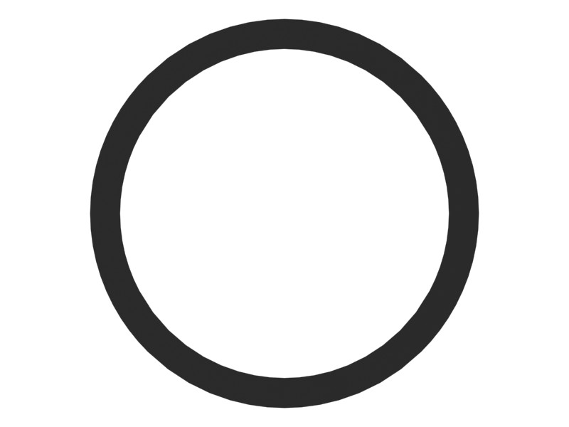 6V-3507 58.5 mm OD Rectangular Seal - image 3