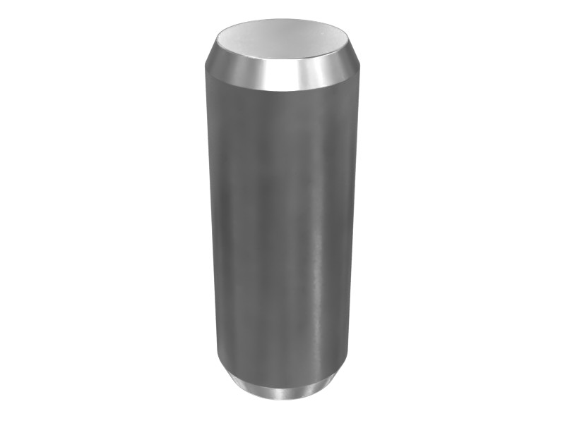 6V-3535 25 mm Long Chamfered End Steel Pin