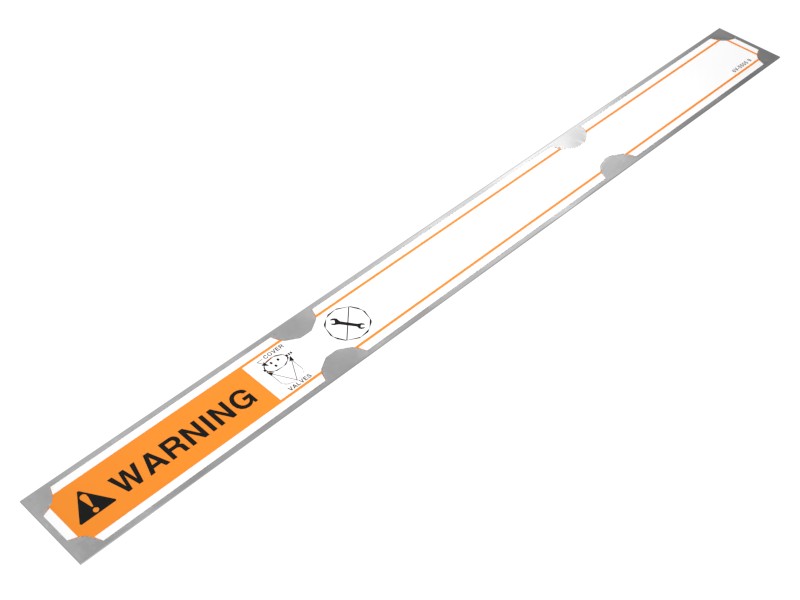 6V-5505 High Pressure Cylinder Warning Sticker Film