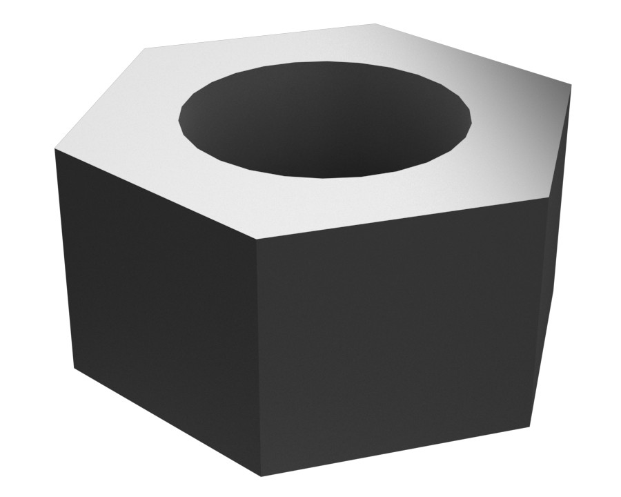 6V-8186 5/16"-24 Hex Nut