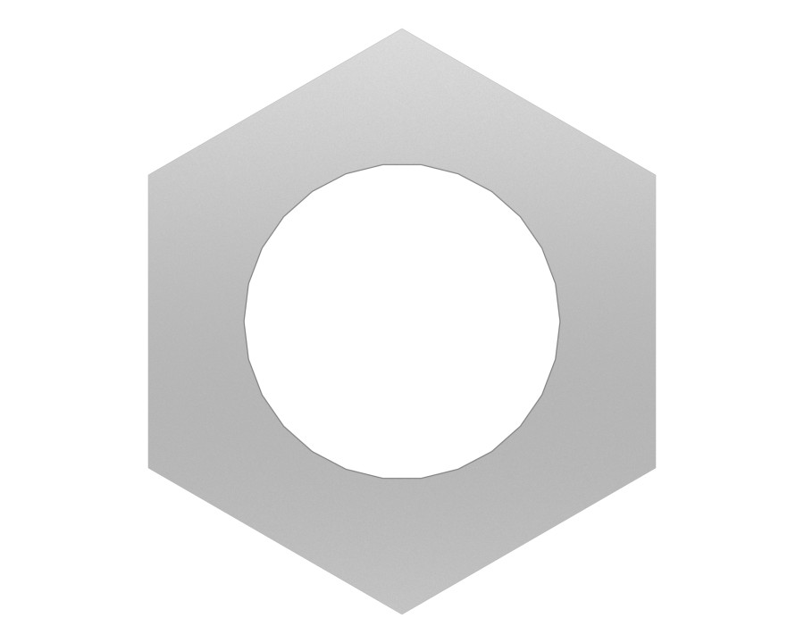 6V-8189 0.3125" Hex Nut - image 3