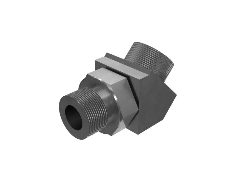 6V-9004 ORFS to STOR 45 Degree Elbow Adapter