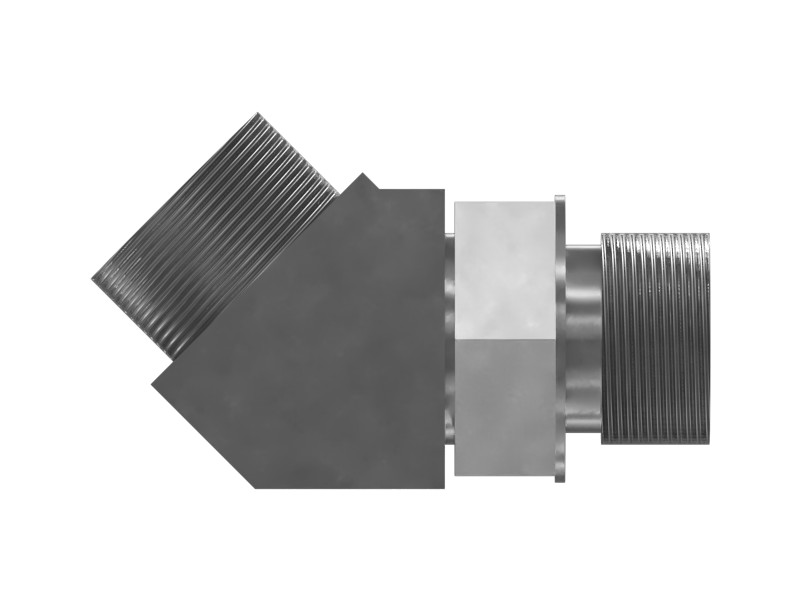 6V-9004 ORFS to STOR 45 Degree Elbow Adapter - image 2