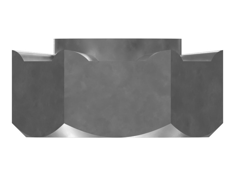 6V-9632 M6 x 1 mm Hex Weld Nut - image 2