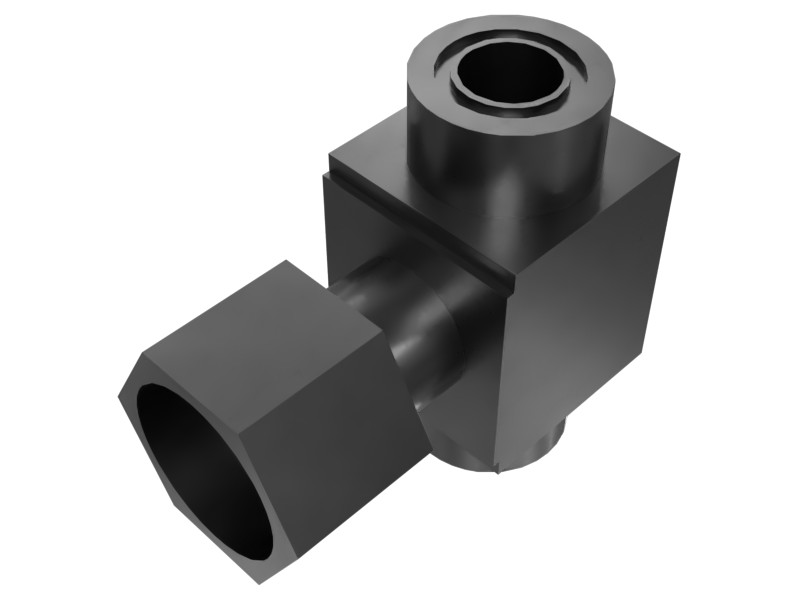 6V-9846 1" ORFS Tee Adapter