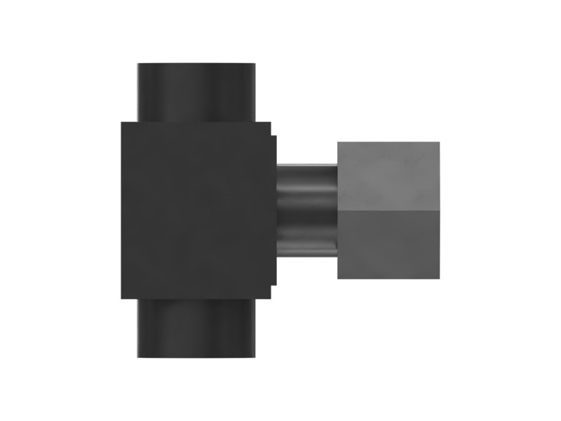 6V-9846 1" ORFS Tee Adapter - image 2
