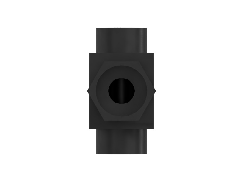 6V-9846 1" ORFS Tee Adapter - image 4