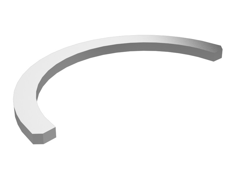 6Y-1115 66.06 mm ID Half Ring