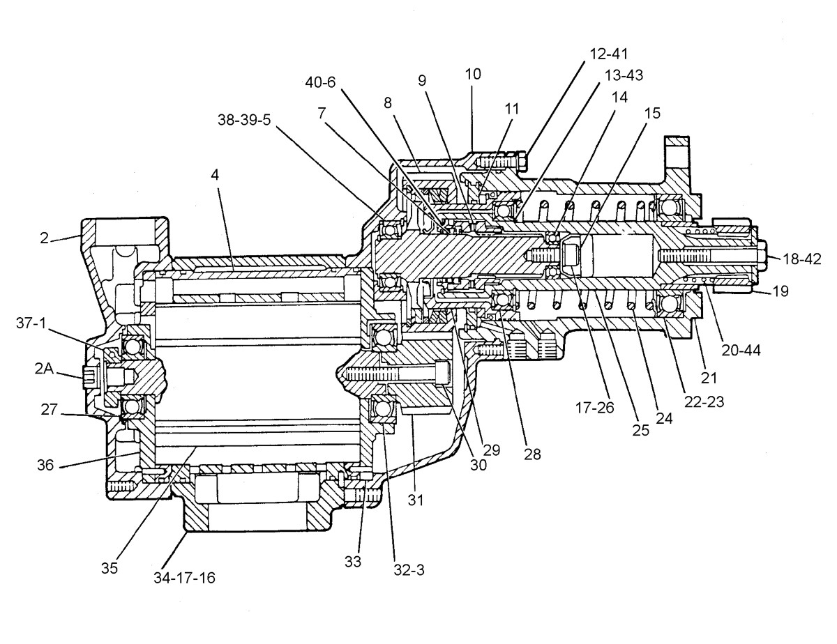 7C-3372 12 Pinion Tooth Air Starting Motor