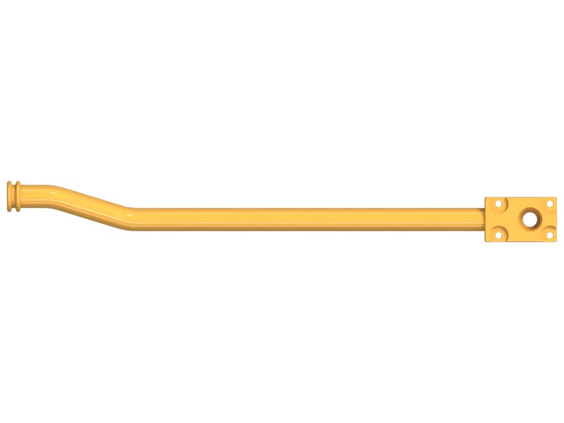 7E-4509 Engine Oil Line Tube Assembly - image 3
