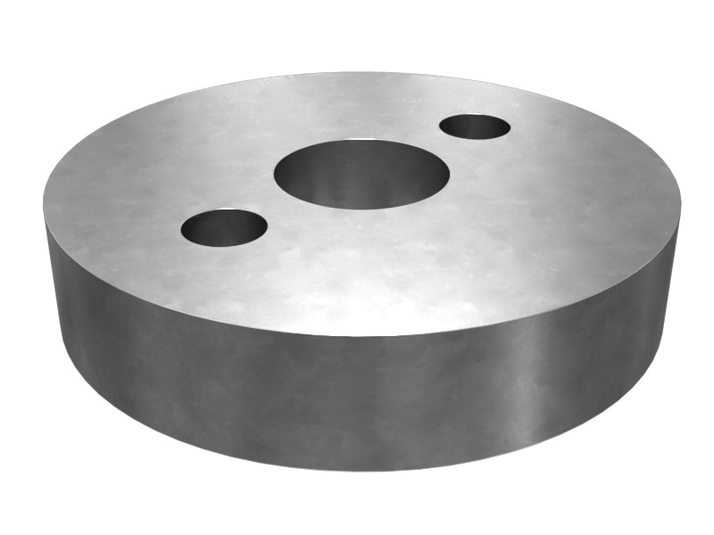 7E-4808 10 mm Thick Two-Bolt Mounting Base