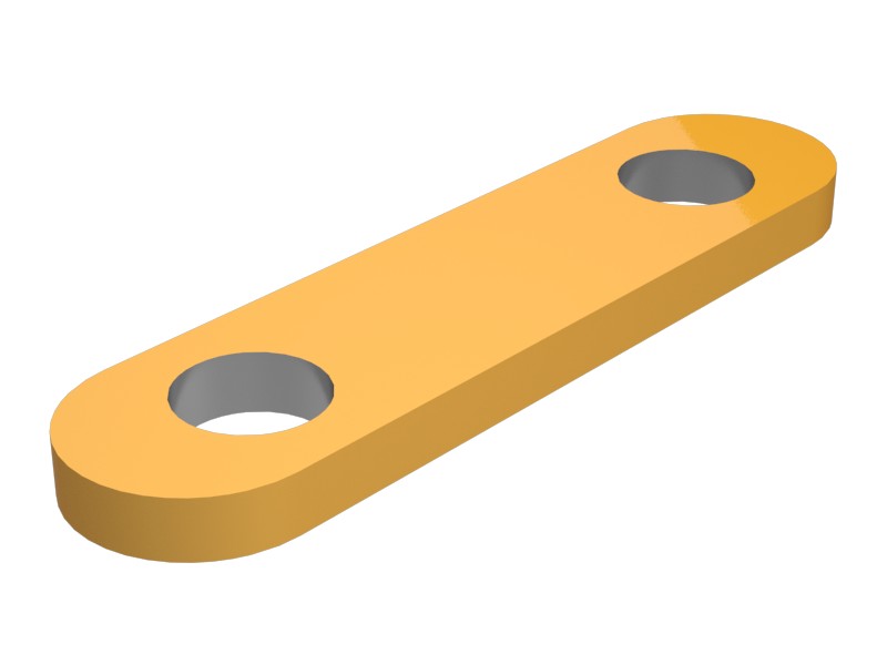 7N-0452 4.78 mm Thick Two-Bolt Mounting Base