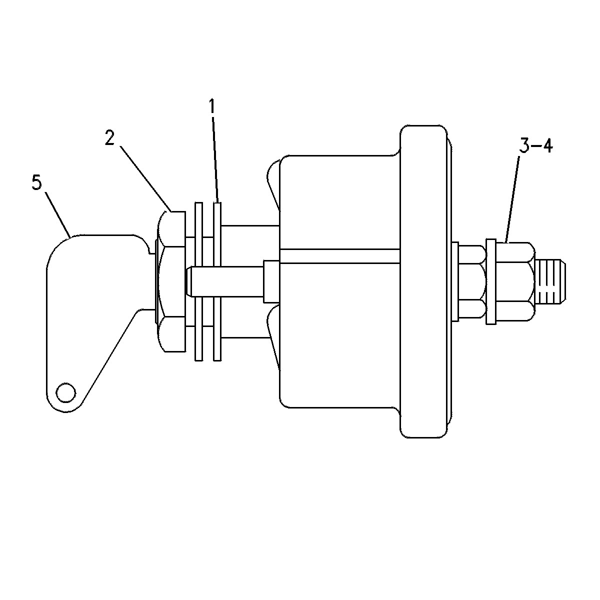 7N-0718 24 Volt Battery Disconnect Switch