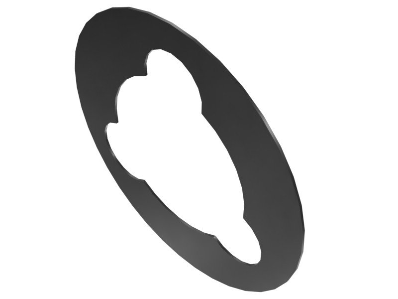 7R-0231 0.020" Thick End Plate Gasket