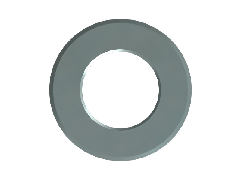 7W-9814 M42 ID Steel Flat Washer - image 3