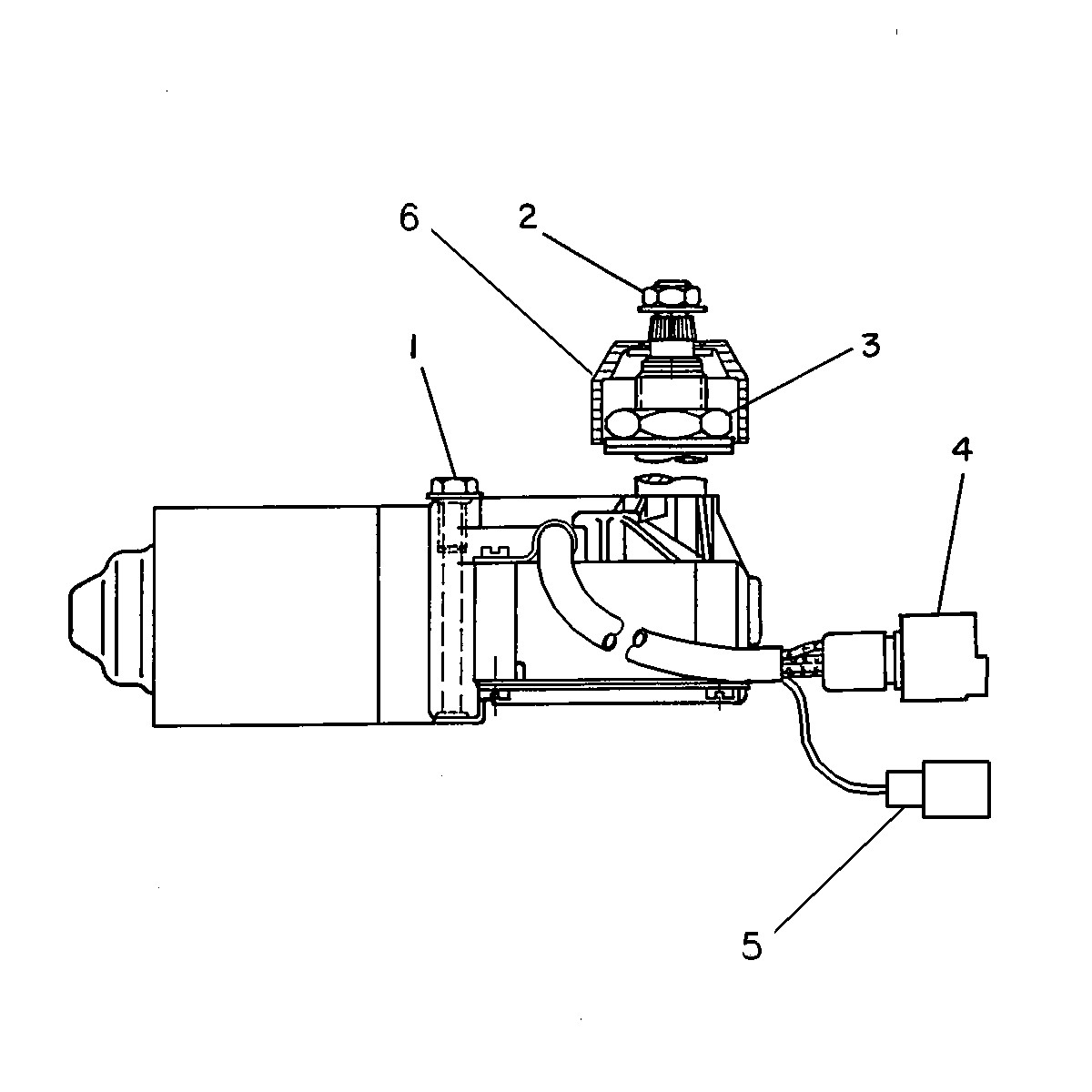7X-1751 Wiper Motor Group