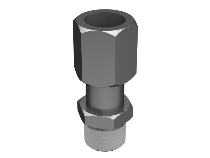 7X-3164 3/4-16 Hex Head Straight Adapter
