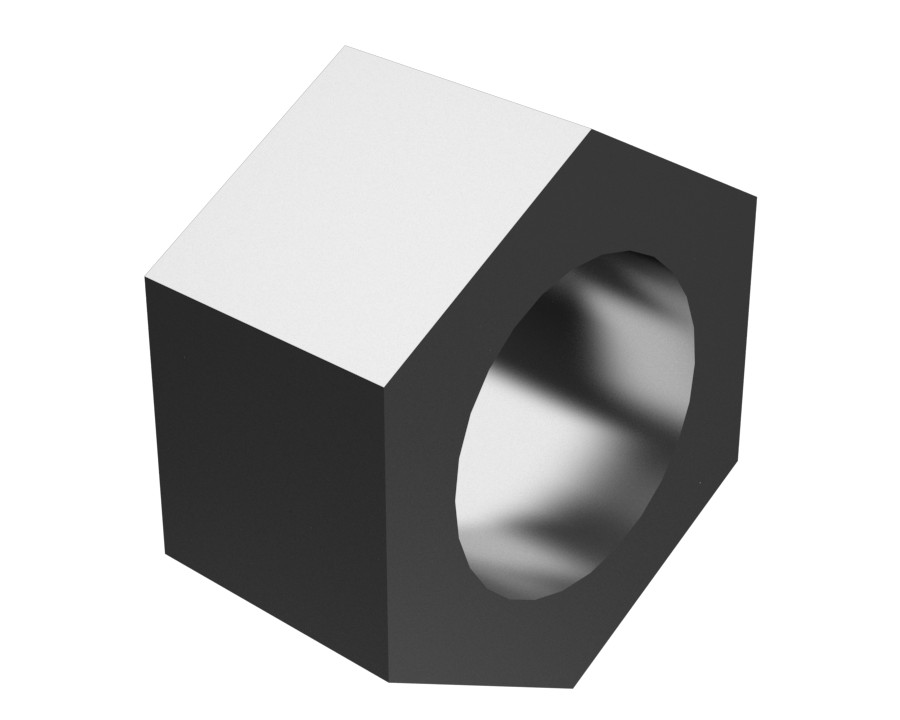 7X-3374 1/2-20 Thread Hex Full Height Nut