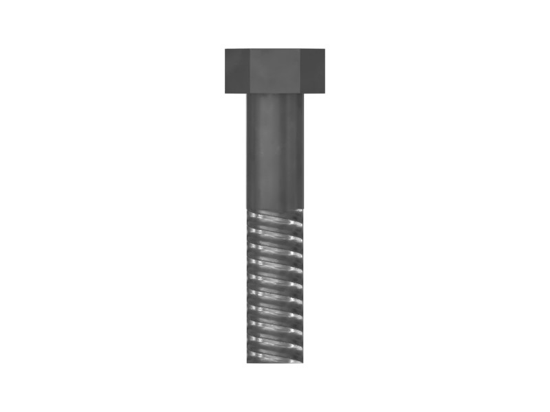 7X-7477 3/8"-24 x 1 3/4" Hex Head Bolt - image 3