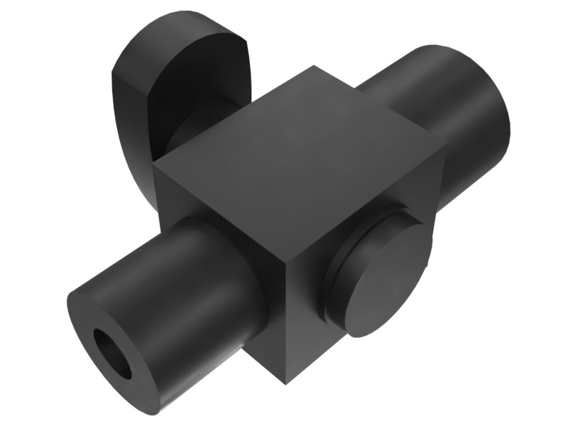 7X-7655 52 mm Long Threaded End Brass Plug Valve